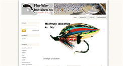 Desktop Screenshot of fluefiske-butikken.no